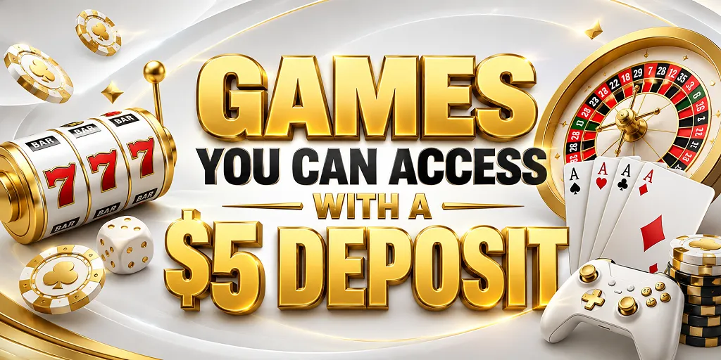 Games You Can Access With A $5 Deposit