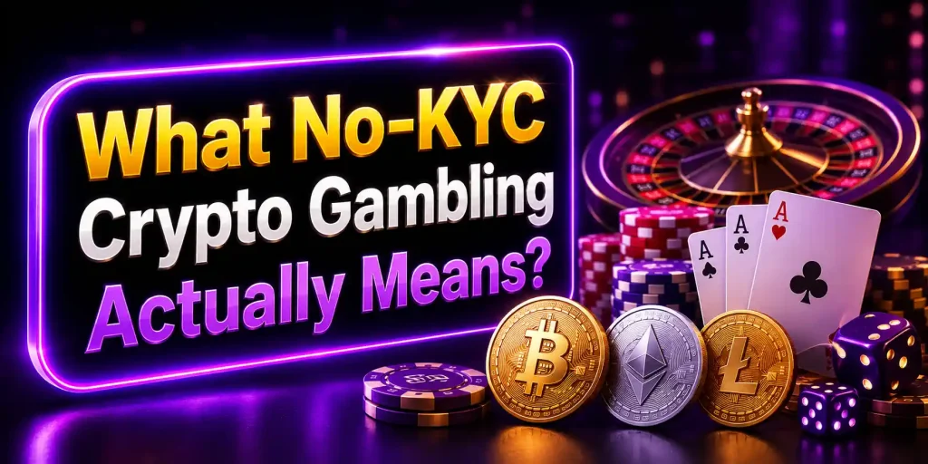 What No-KYC Crypto Gambling Actually Means